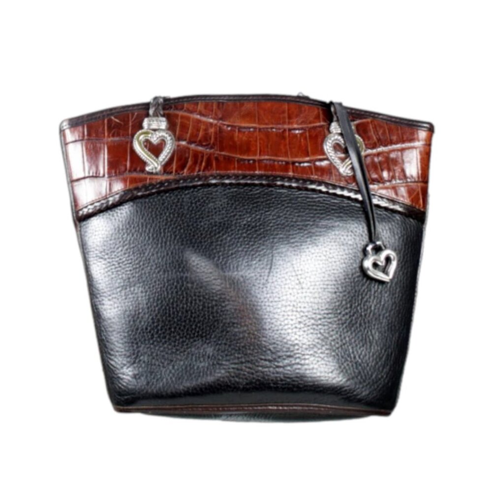 BRIGHTON Vintage Leather Bucket Bag